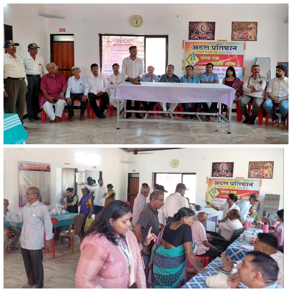 You are currently viewing “अटल प्रतिष्ठान व आजी- माजी सैनिक उत्कर्ष मंडळ वेर्ले आयोजित आरोग्य शिबीराला उस्फूर्त प्रतिसाद