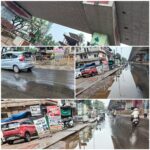 कणकवलीत पावसाची जोरदार एंट्री; शहरात ठिकठिकाणी पाणी साचले