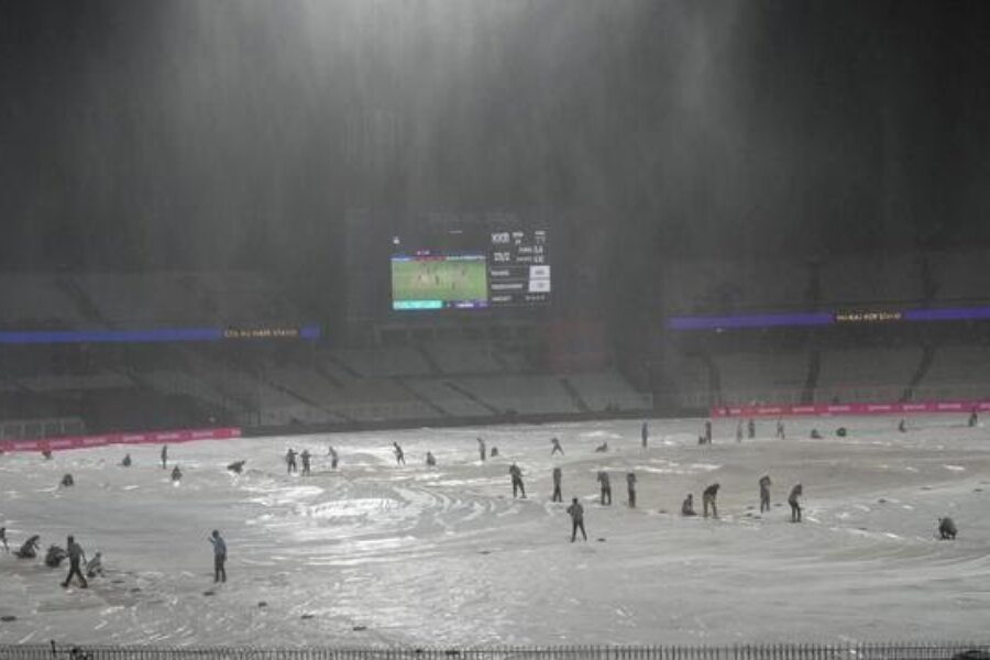 पावसाचा अडथळा; कोलकाता-पंजाब सामना रद्द, दोन्ही संघांना प्रत्येकी एक गुण