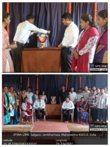 Read more about the article साळगाव महाविद्यालयात १३५ व्या जयंती निमित्त महामानवाला विनम्र अभिवादन..!