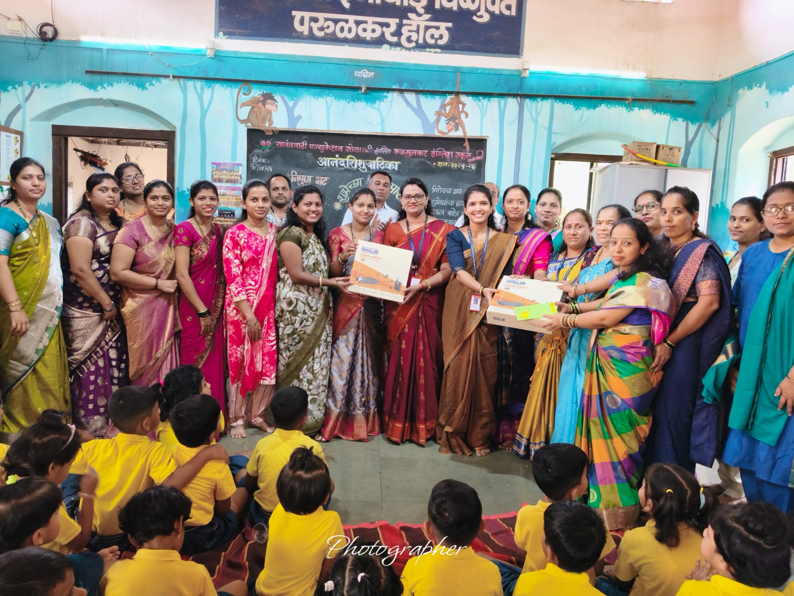 You are currently viewing आनंद शिशुवाटिकेचा शुभेच्छा समारंभ संपन्न 