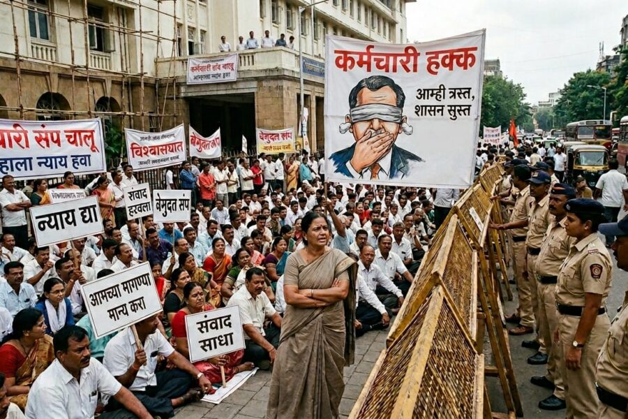 शासन सुस्त… कर्मचारी त्रस्त : संवाद हरवला, विश्वास डळमळला