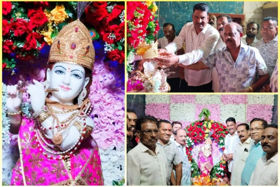 मालवण धुरीवाडा श्रीकृष्ण मंदिरात ७१ वा वर्धापन दिन उत्साहात; सुवर्ण मुकुट अर्पण