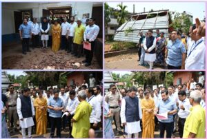 Read more about the article वादळी वाऱ्याने सावंतवाडीत मोठे नुकसान; भरपाईसाठी शासन कटिबद्ध – नितेश राणे