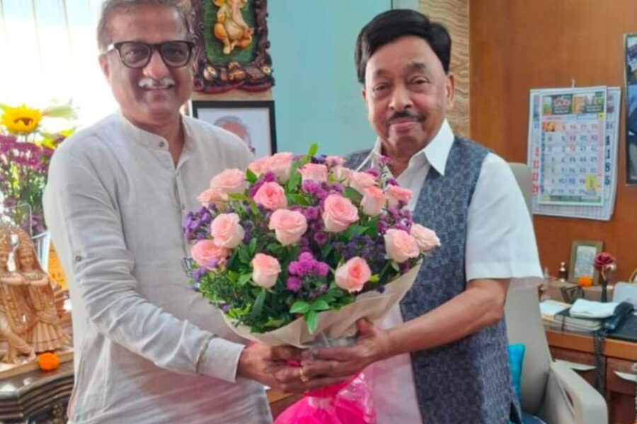 प्रमोद जठार यांनी खा. नारायण राणे यांची घेतली भेट