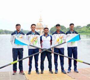 Read more about the article अखिल भारतीय आंतरविद्यापीठ रोईंग स्पर्धा