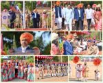 सिंधुदुर्गनगरीत पालकमंत्री नितेश राणे यांच्या हस्ते मुख्य शासकीय ध्वजारोहण संपन्न