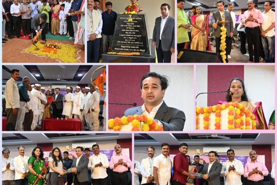 पत्रकार गृहनिर्माण प्रकल्प भूमिपूजन व गुणवंत पाल्यांचा गौरव सोहळा संपन्‍न