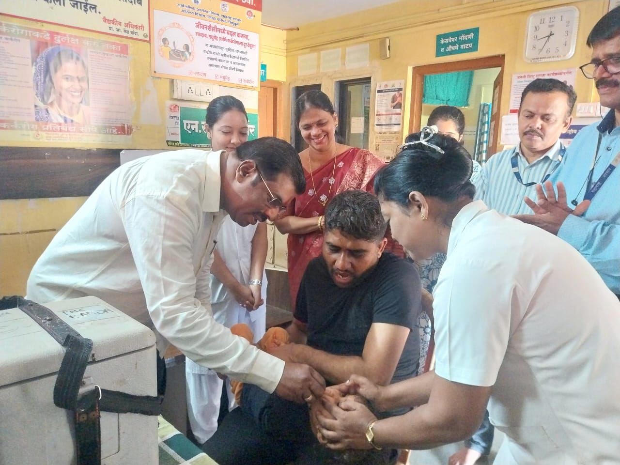 You are currently viewing बांदा प्राथमिक आरोग्य केंद्रात ‘पल्स पोलिओ 28/6/26’ मोहिमेचा सिंधुदुर्ग जिल्हास्तरीय शुभारंभ