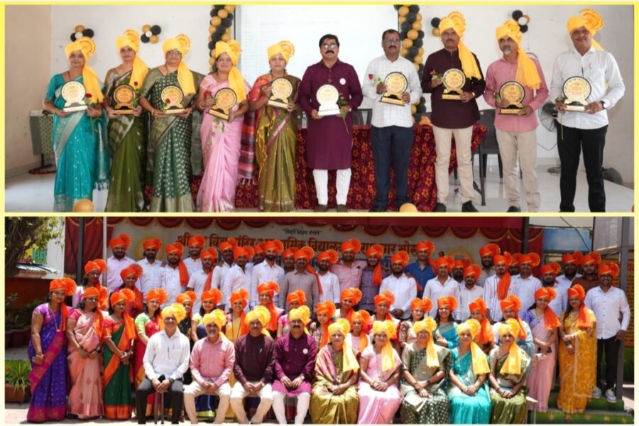 श्रीराम विद्या मंदिर मध्ये माजी विद्यार्थ्यांचा मेळावा आणि आठवणींना उजाळा
