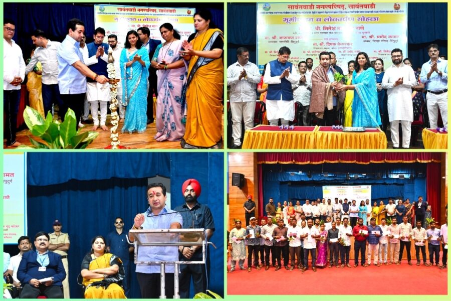 सावंतवाडीला आंतरराष्ट्रीय दर्जाचे शहर बनविण्यासाठी कटिबद्ध; विकासकामे वेळेत पूर्ण करा : पालकमंत्री नितेश राणे