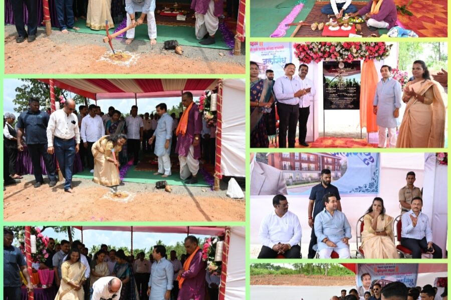 ‘जलसिंधू’ निवासी संकुलाचे भूमिपूजन संपन्न