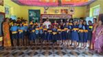 पालकमंत्री नितेश राणे यांच्या वाढदिवसानिमित्त विद्यार्थ्यांना शैक्षणिक साहित्याचे वाटप