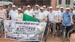 ‘संडे ऑन सायकल’ अभियानाला सावंतवाडीत उत्स्फूर्त प्रतिसाद; शेकडो नागरिकांचा सहभाग