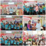 दिव्यांग बांधवांच्या पाल्यांना ग्रामपंचायत कसाल येथे शैक्षणिक साहित्य वाटप
