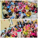 आई-वडिलांच्या चरणी नतमस्तक झाले विद्यार्थी