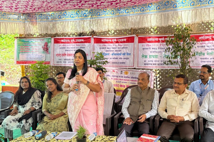 विभागीय आयुक्त रुबल अग्रवाल यांच्याकडून भालावल ग्रामपंचायतीच्या नाविन्यपूर्ण उपक्रमांचे कौतुक
