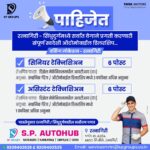 रत्नागिरी सिंधुदुर्ग मध्ये सर्वात वेगाने प्रगती करणारी संपूर्ण स्वदेशी डिलरशिप मध्ये खालील पदे भरावयाची आहेत
