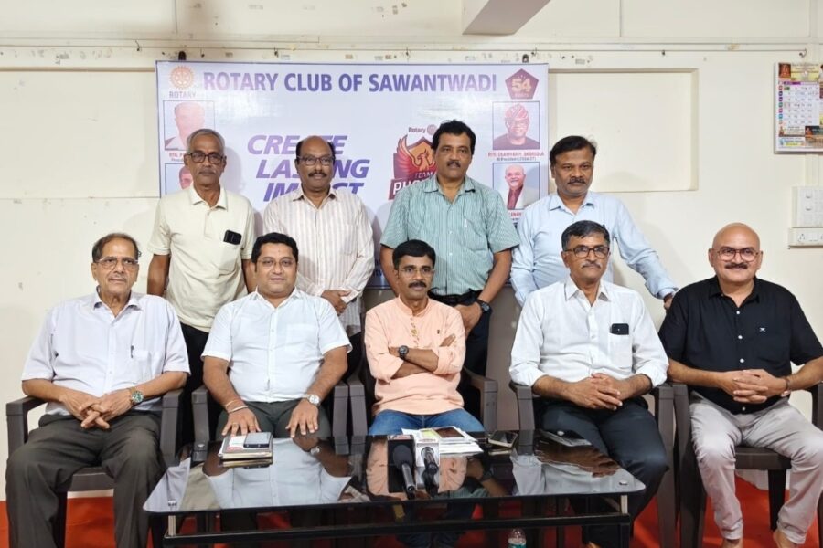 रोटरी क्लब सावंतवाडीच्या अध्यक्षपदी प्रवीण परब; सचिवपदी सुहास सातोसकर