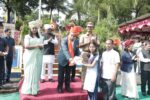 शिवराज मराठा माध्यमिक विद्यालय साळगावच्या कुमारी दुर्वा धुरी हिचा शिष्यवृत्ती परीक्षेत जिल्ह्यात प्रथम आल्याबद्दल स्वातंत्र्य दिनाच्या कार्यक्रमात पालकमंत्र्यांच्या हस्ते सन्मान