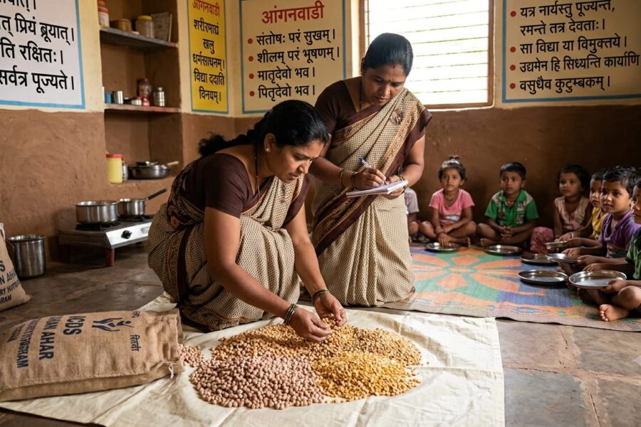 चिमुकल्यांच्या पोषण आहाराची जबाबदारी कोणाची ?
