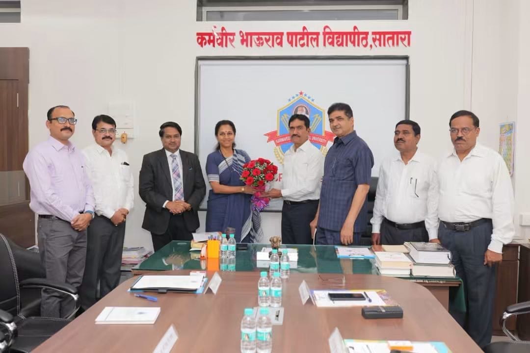You are currently viewing कर्मवीर भाऊराव पाटील विद्यापीठाच्या नूतन कुलाधिकारीपदी खासदार सुप्रियाताई सुळे