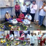 श्री देव कुणकेश्वर मंदिरात मा.आ. वैभव नाईक यांनी सपत्नीक केली पूजा
