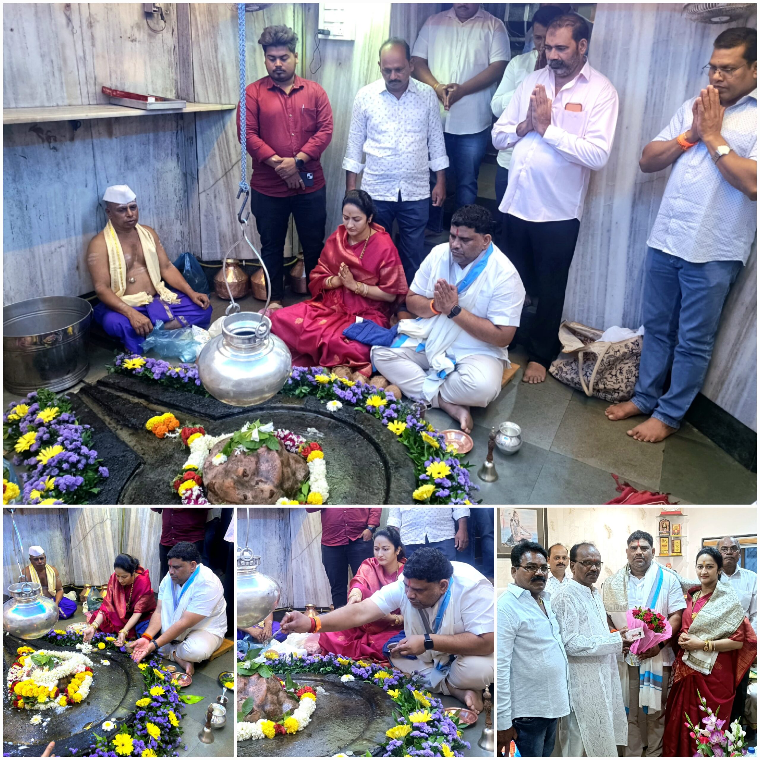 You are currently viewing श्री देव कुणकेश्वर मंदिरात मा.आ. वैभव नाईक यांनी सपत्नीक केली पूजा