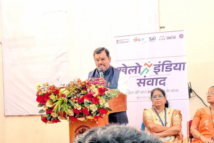 एस.एस.पी.एम. अभियांत्रिकी महाविद्यालयात ‘खेलो इंडिया युवा संवाद’ उत्साहात