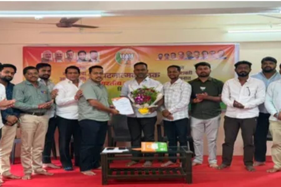 भाजयुमोच्या आंबोली मंडळ अध्यक्षपदी विनेश तावडे यांची नियुक्ती