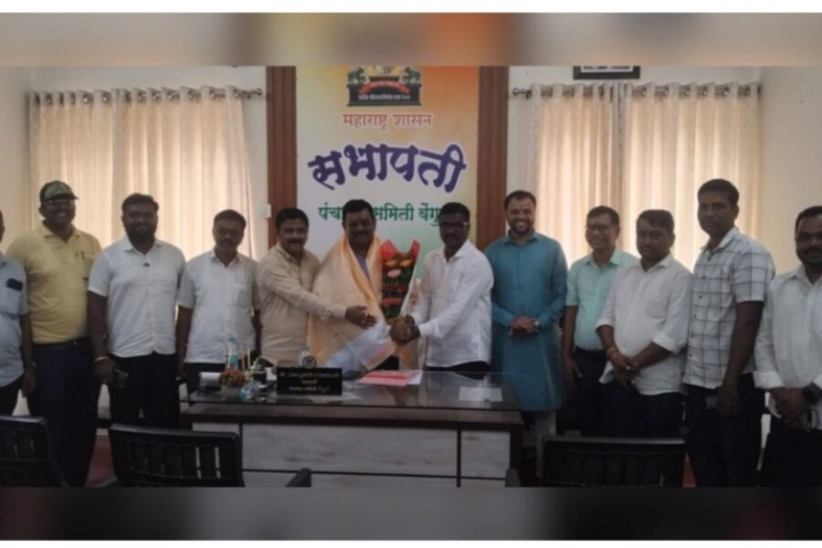 जि. प अध्यक्ष प्रमोद कामत यांचा वेंगुर्ला पंचायत समितीतर्फे सत्कार