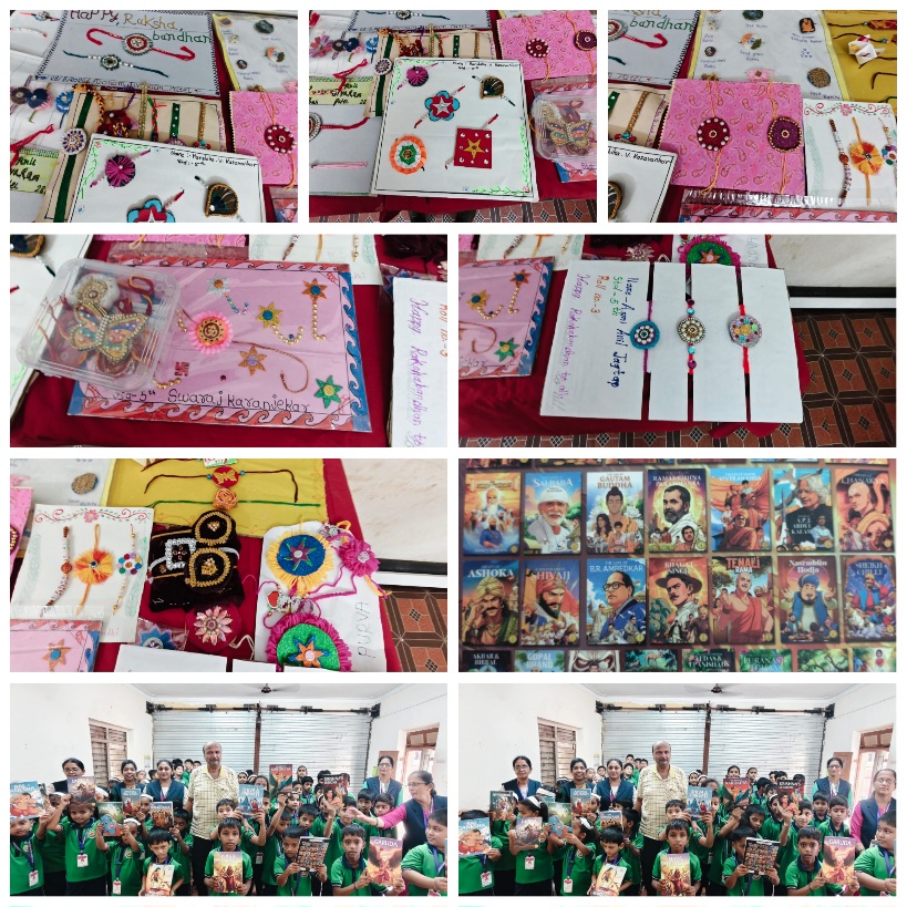 You are currently viewing रक्षाबंधनानिमित्त लिटिल फ्लॉवर इंग्लिश मीडियम स्कूलमध्ये विद्यार्थ्यांना इंग्लिश पुस्तकांचे वाटप