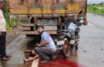 साळीस्ते येथे भीषण अपघात; कंटेनरला दुचाकीची मागून धडक, दुचाकीस्वाराचा मृत्यू