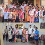 वाढदिवसानिमित्त दयासागर छात्रालयातील विद्यार्थ्यांना धान्य व खाऊ वाटप