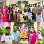 माजी आमदार वैभव नाईक यांनी कुटुंबीयांसोबत आरोंदा येथील निवासस्थानी विराजमान गणरायाची विधिवत पूजा करून घेतले दर्शन