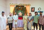 भालेकर राजाचे नगराध्यक्षा श्रद्धा भोसले व युवराज लखम राजे भोसले यांनी घेतले दर्शन