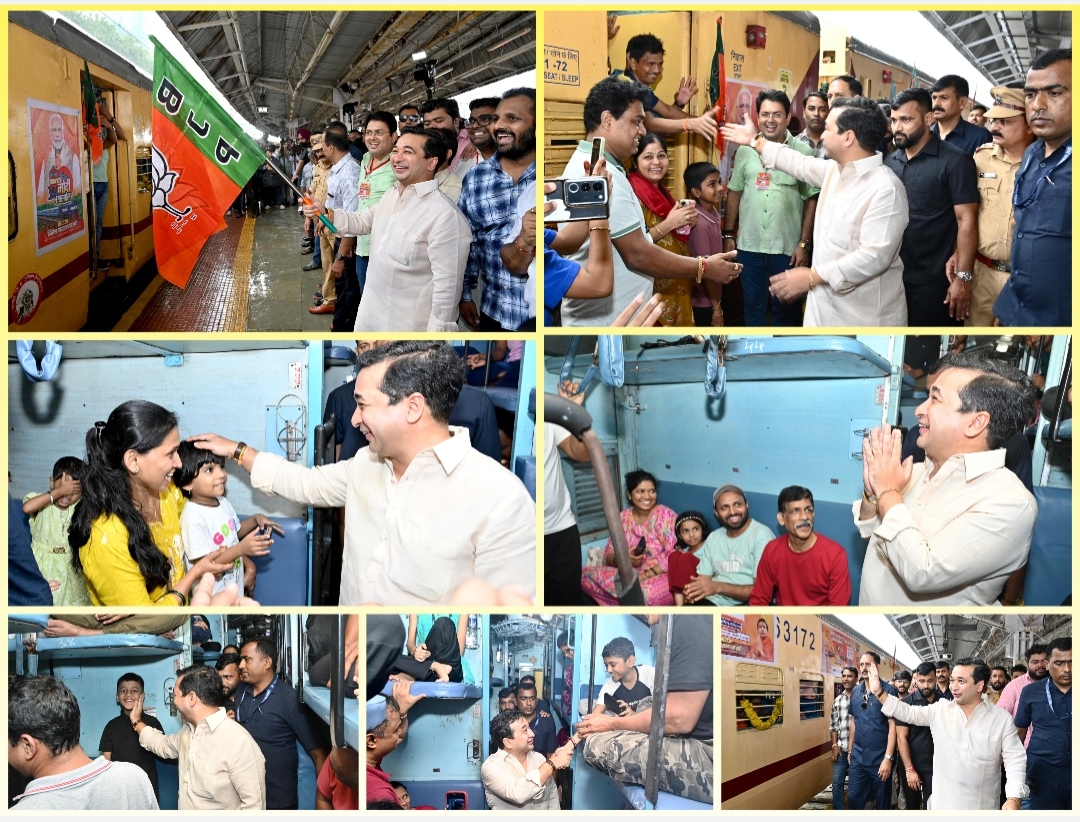 You are currently viewing मंत्री नितेश राणे यांच्या पुढाकारातून दुसरी ‘मोदी एक्सप्रेस’ कोकणच्या दिशेने रवाना