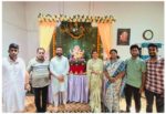 नगराध्यक्षा श्रद्धाराजे भोसले, युवराज लखमराजे भोसले यांनी घेतले ‘भालेकर राजा’चे मनोभावे दर्शन