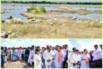 राजेवाडी तलावातील दुष्काळसदृश परिस्थितीची मंत्री नितेश राणे यांच्याकडून पाहणी