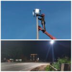 हळवल फाट्यावरील अपघाती वळण अखेर हायमास्टने उजळले