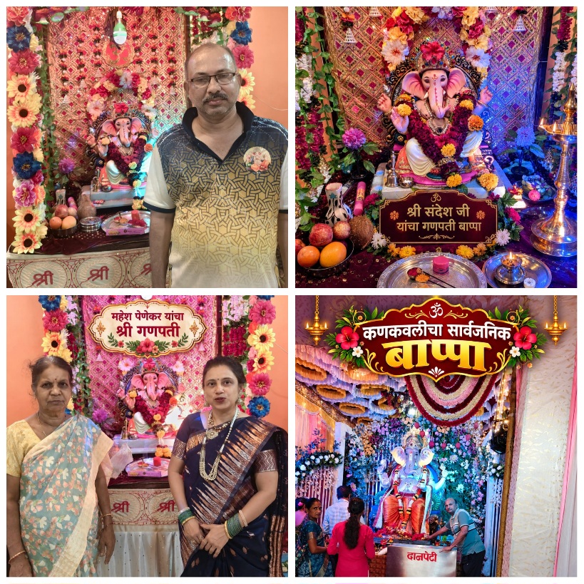 You are currently viewing कणकवलीत अजित नाडकर्णी यांनी घेतले गणरायाचे दर्शन
