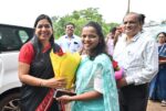 विभागीय आयुक्त रुबल अगरवाल यांचे जिल्हाधिकारी तृप्ती धोडमिसे यांच्याकडून जानवली (ता.कणकवली) येथे स्वागत