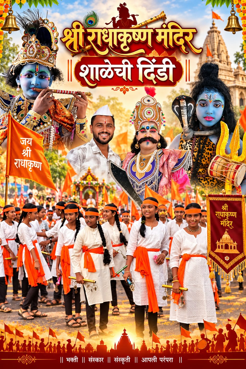 You are currently viewing फोंडाघाट हायस्कूलच्या दिंडीने भक्तीमय वातावरण