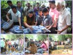 आशिये ग्रामपंचायत हद्दीत टेंब़वाडी येथे बंधारा उभारून भविष्यातील पिढीने घेतले जलसाक्षरतेचे धडे