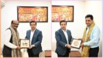 नाबार्ड मुख्य महाव्यवस्थापकांसह महाव्यवस्थापकांनी घेतली मंत्री नितेश राणे यांची भेट