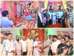 वैभववाडीत नितेश राणे यांनी घेतले दुर्गामातेचे दर्शन