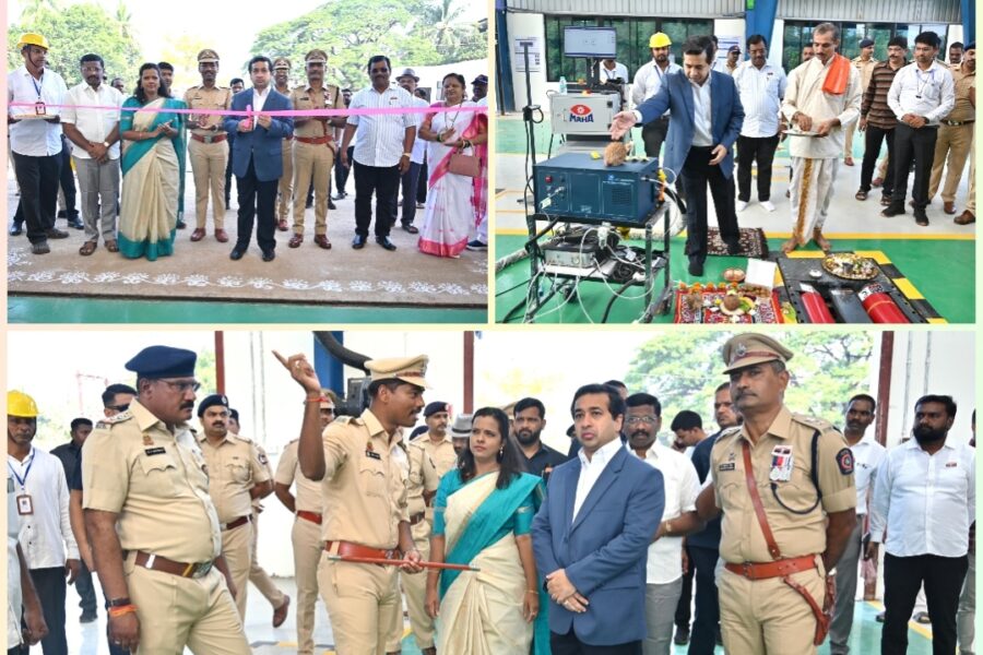 स्वयंचलित चाचणी केंद्राचे पालकमंत्री ना. नितेश राणे यांच्याहस्ते उद्घाटन