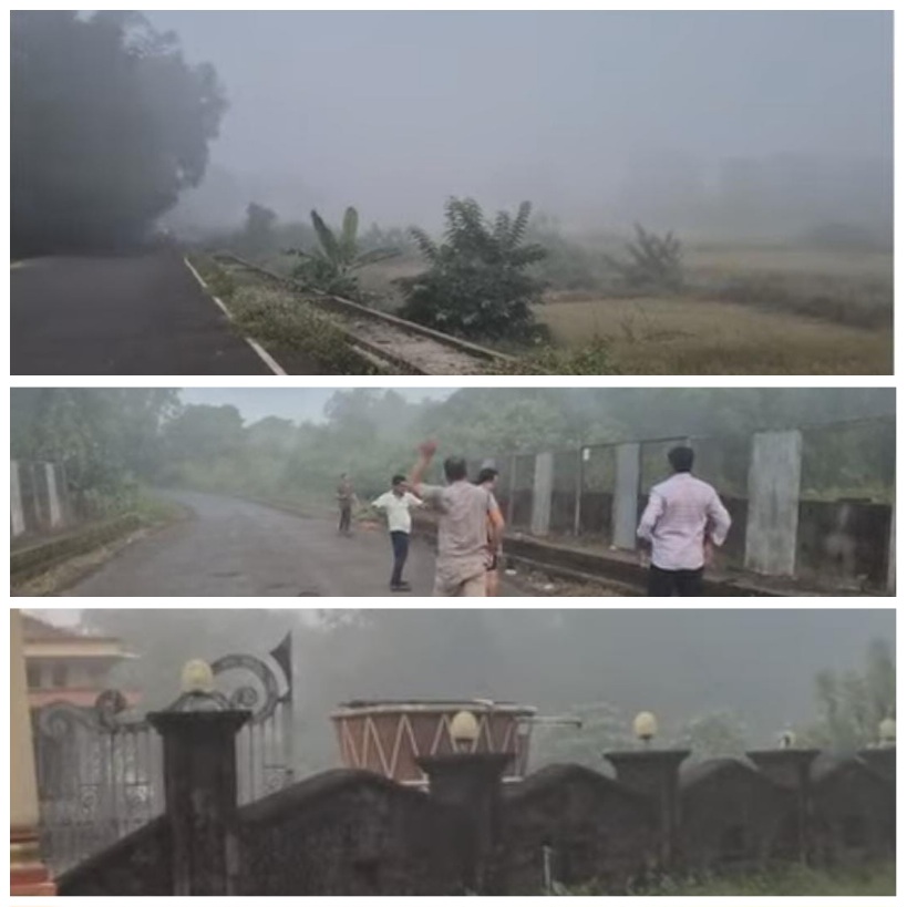 You are currently viewing कणकवली, फोंडाघाटमध्ये धुके आणि दवाची चादर; थंडीची चाहूल